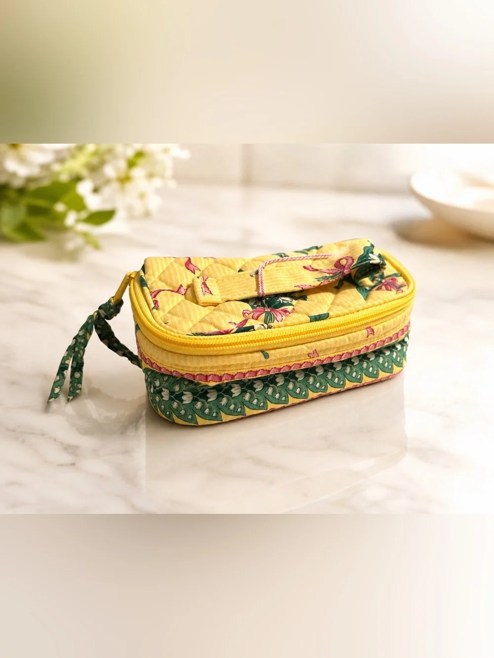 Vera Bradley Hope NWT Retired Floral Travel Jewelry Case